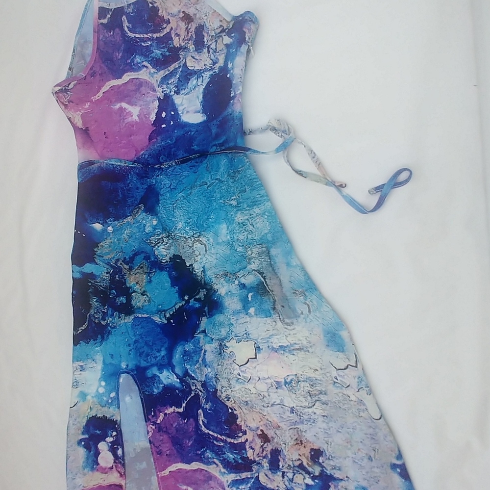 Artist designed summer, maxi dress